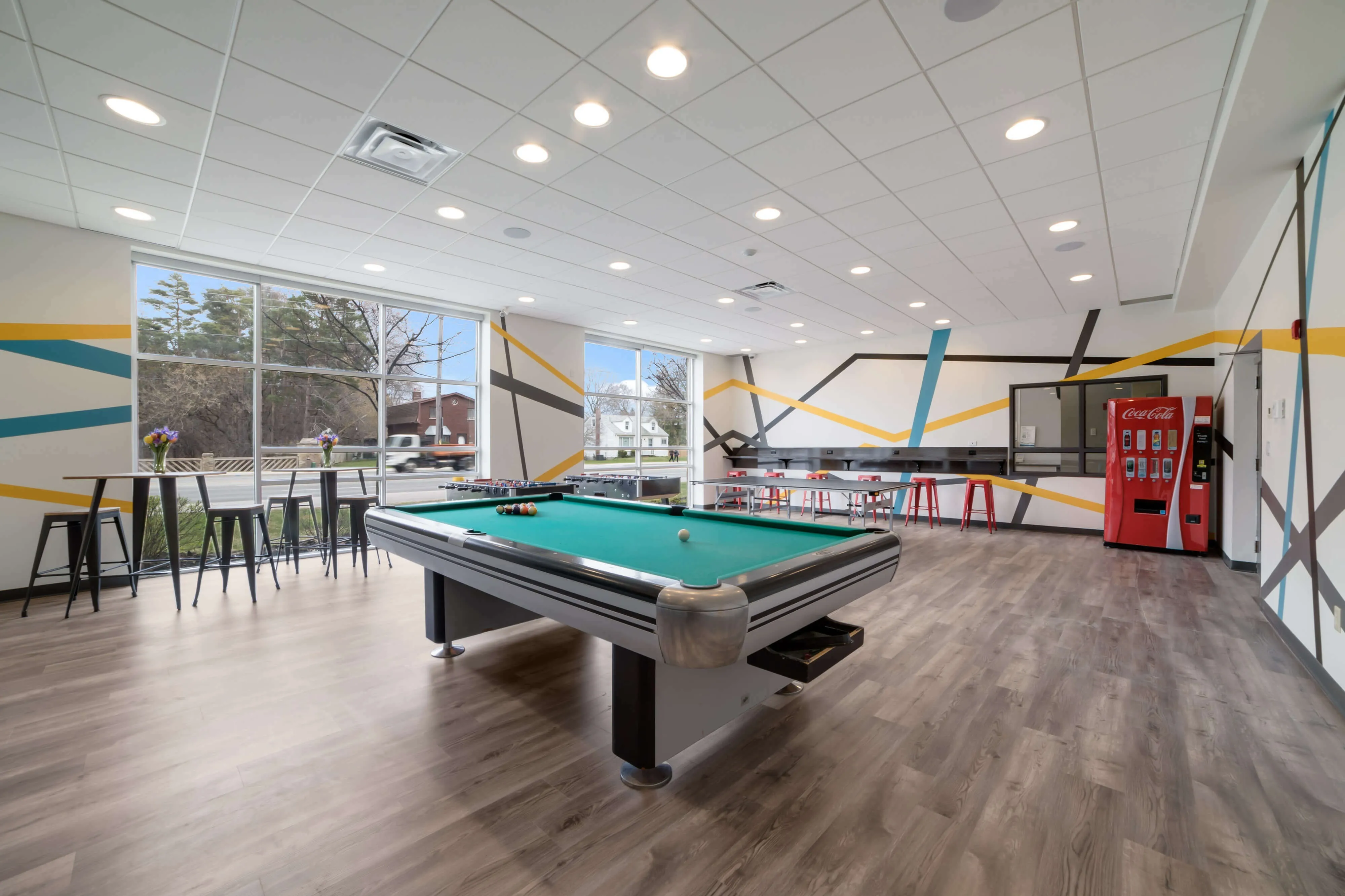 TV and games room
